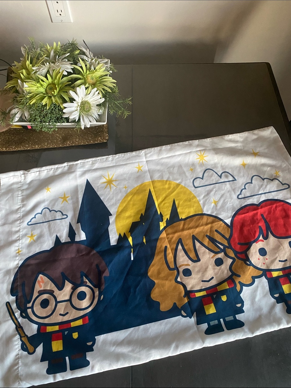 New🌈 Harry Potter Trio Decorative Pillowcase bedding